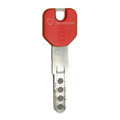 Цилиндр EVVA MCS 82T (31*51T) никель сатин - Фото №6