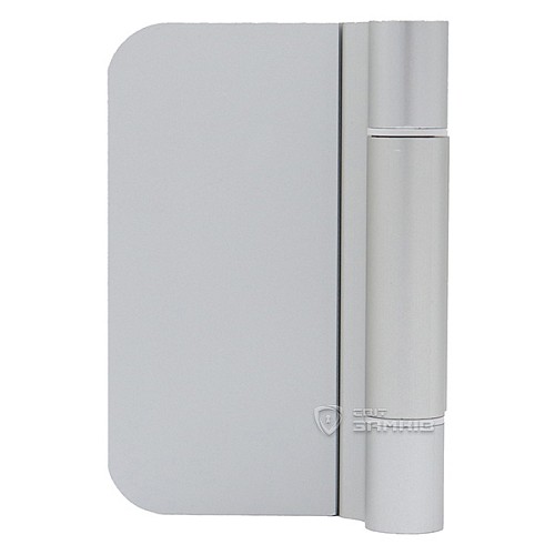 Завіс WALA WTB 8010441X для скляних дверей широкий срібний - Фото №3