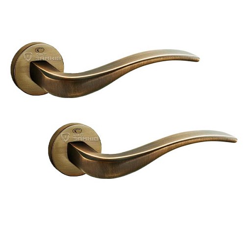 Ручки на розетте CONVEX 1625 (2015) античная бронза - Фото №1