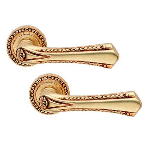 Ручки на розеті LINEA CALI Sissi (009) французьке золото