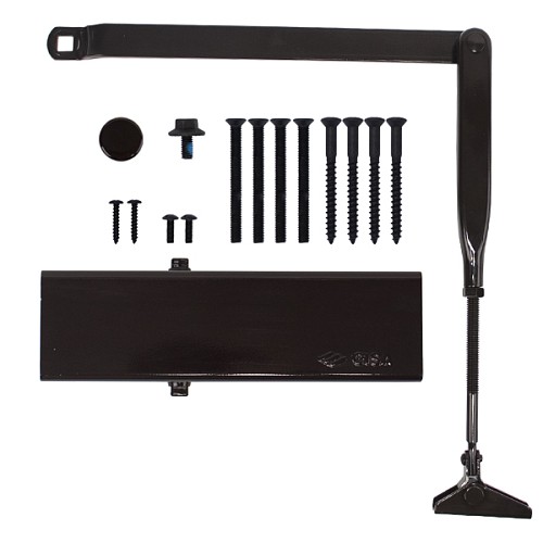 Доводчик CISA C1510.03.0.88 Professional Plus2 STD до 80 кг FIRE коричневый - Фото №5