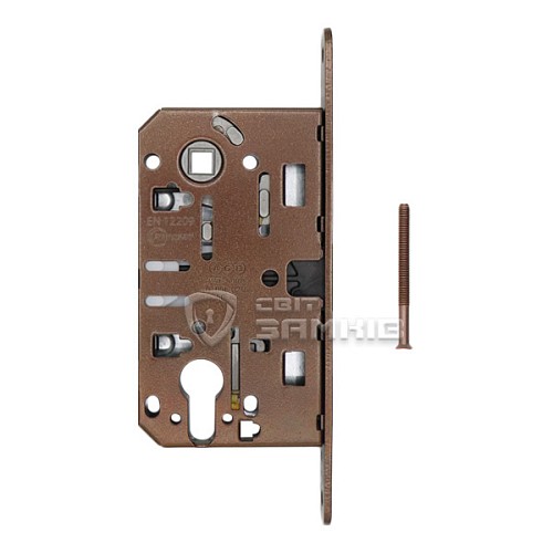 Механізм замка AGB Mediana Polaris PZ магніт (BS50*85мм) бронза - Фото №4