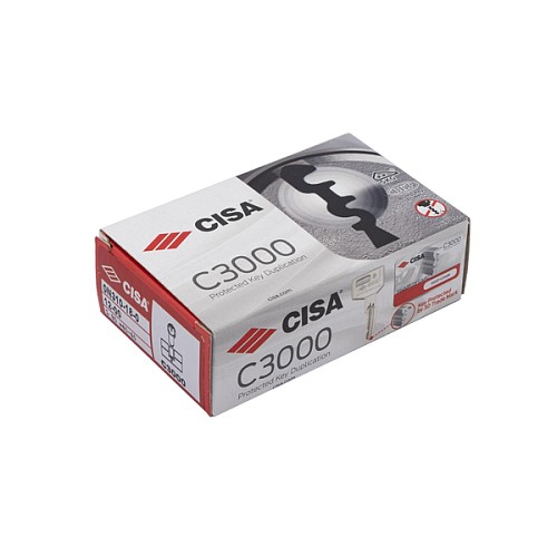 Циліндр CISA C3000 70 (35*35) нікель матовий - Фото №8