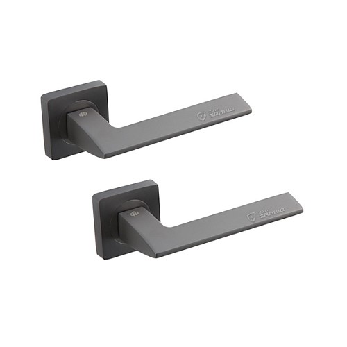 Ручки на розеті GAVROCHE Scandium AL-A1 MBN графіт - Фото №1