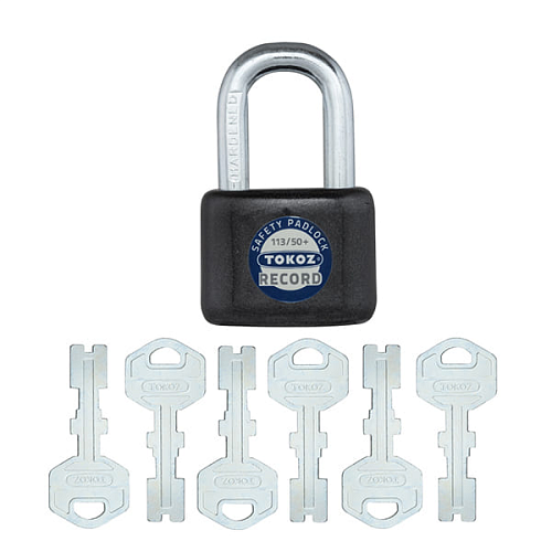 Замок навесной TOKOZ RECORD 113/50 (6 ключей) - Фото №5