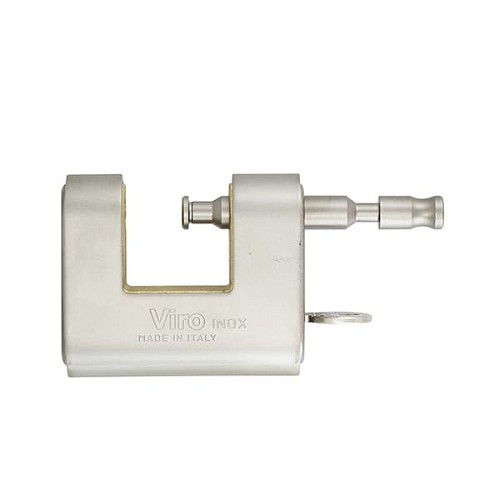 Замок навесной VIRO PANZER ST.STEEL 4117.Х (3 ключа) - Фото №3