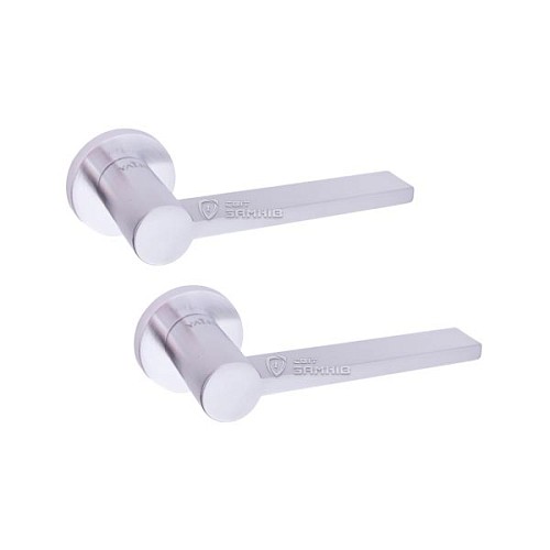 Ручки на розетте YALIS 208 (BJ74-ES74) MSC матовый хром - Фото №1