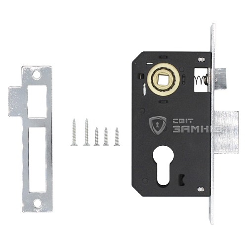 Механізм замка CLASS 9011SR (BS40*61,5мм) CP хром - Фото №3