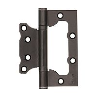 Петля KEDR FLUSH 100*75 Black mat черный матовый