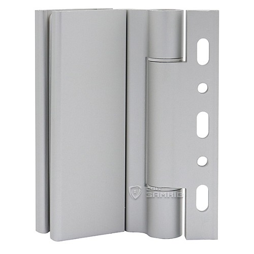 Завіс WALA WTA 8010441X для скляних дверей вузький срібний - Фото №1