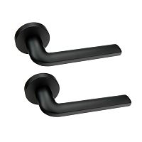 Ручки на розетте FORME Milly 133A N52 черный матовый