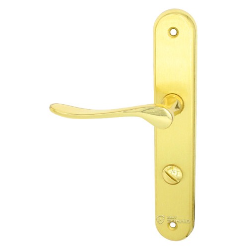 Ручки на планці Бішкоп Ложка 72 WC OLV золото - Фото №2