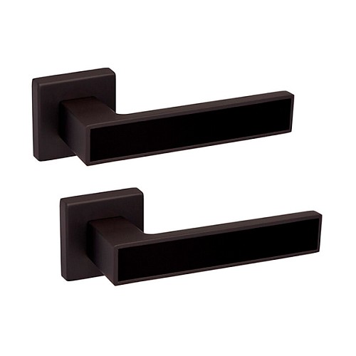 Ручки на розетте GAVROCHE Magnium AL-A3 BLACK/BLACK черный/черный - Фото №1