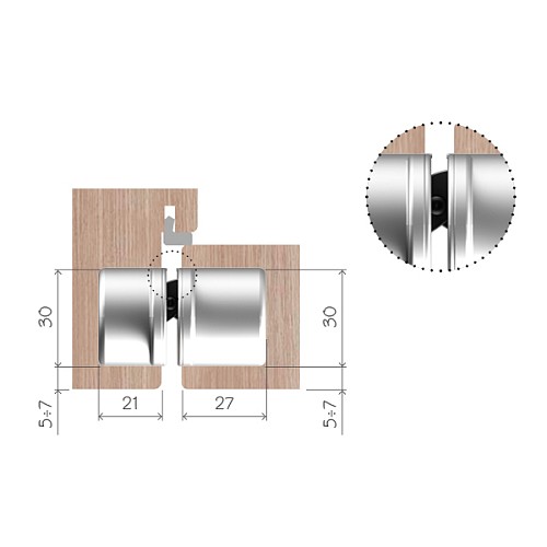 Завіс AGB Eclipse 2.1 чорний - Фото №4