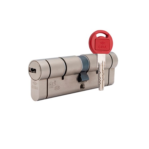 Циліндр CISA Astral Tekno PRO 90 (45*45) нікель матовий - Фото №1