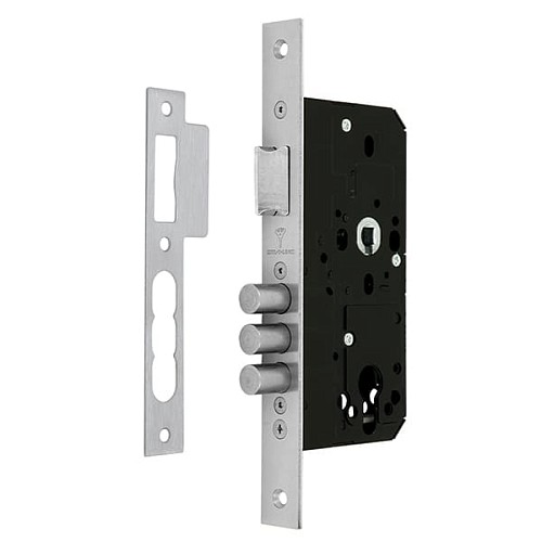 Механизм замка MUL-T-LOCK 972 (BS55*72мм) матовый никель - Фото №1