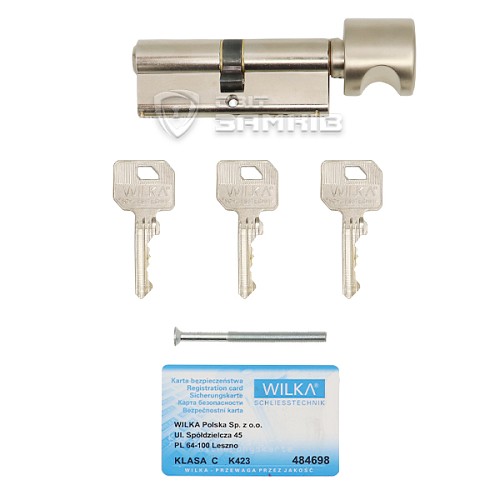Цилиндр WILKA 1405 K423 80T (50*30T) никель - Фото №6