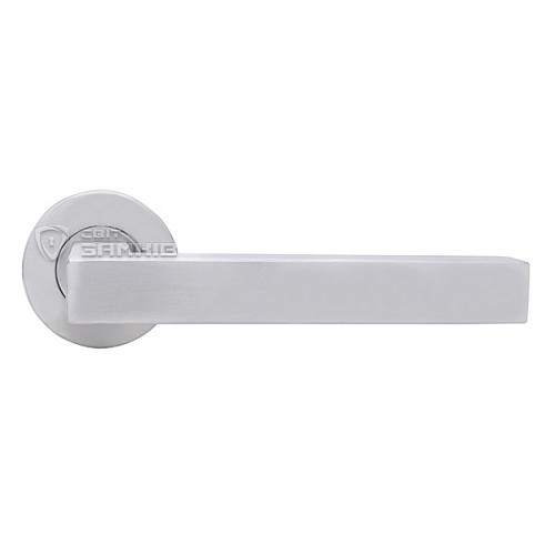 Ручки на розетте SHERLOCK SH 1033 нержавеющая сталь матовая - Фото №4