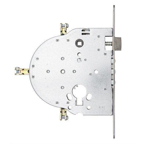 Механизм замка MUL-T-LOCK M235 / M267 4-х направленный (BS65 * 90мм) хром полированный без об.планки - Фото №4