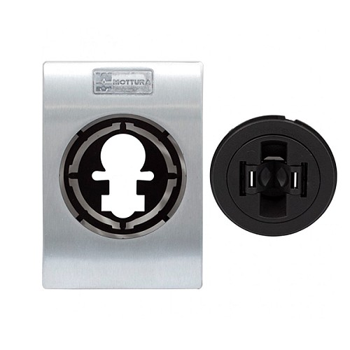 Декоративная накладка MOTTURA 95501B0CS для замка 3DKey хром матовый