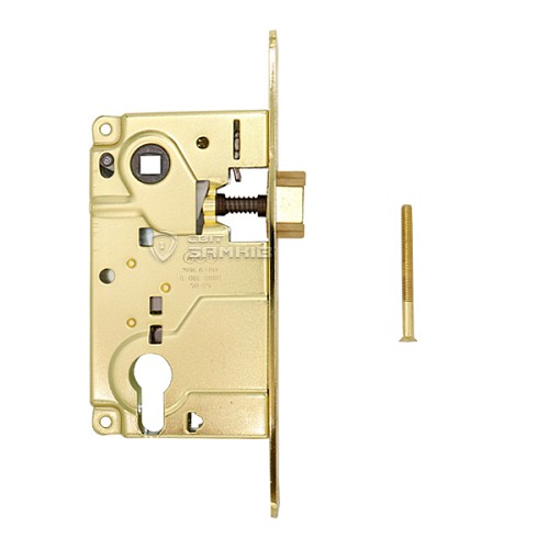 Механизм замка AGB Centro PZ (BS50*85мм) латунь - Фото №4