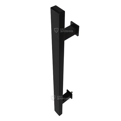 Ручка скоба ABARO Sydney 90° L:1600 X:1300 W: 40*20mm BM черный мат. (половинка) - Фото №6