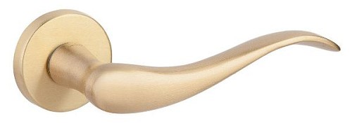 Ручки на розетте DND by MARTINELLI Airone OS матовая латунь - Фото №2