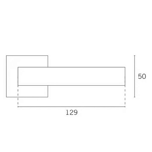 Ручки на розетте APRILE AT Sulla Q 7S тонкая розетта сатин хром - Фото №2