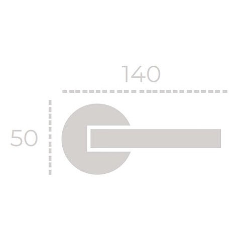 Ручки на розетте FADEX Mira 119V N10 античное железо - Фото №3