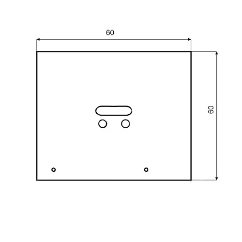 Защитная пластина CISA Anti-Drill для замков 57986, 57685, 7984 - Фото №2