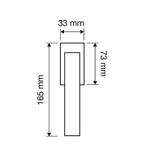 Ручка оконная LINEA CALI Giro хром матовый - Фото №2