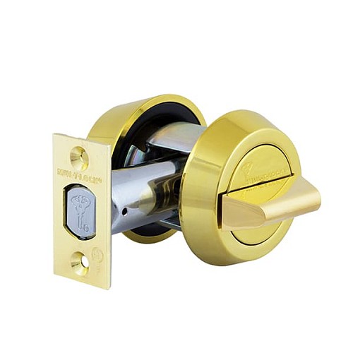 Замок врезной MUL-T-LOCK Dead Bolt Hercular Interactive + (BS60/70мм) полированная латунь - Фото №3
