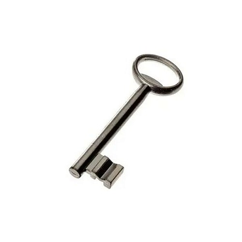 Комплект замка (руч.Nati 90 + JANIA 2KL) (BS20*90мм) чорний - Фото №4