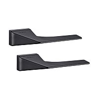 Ручки на розетте ORO/ORO Ace (24E-15E) Black черный матовый