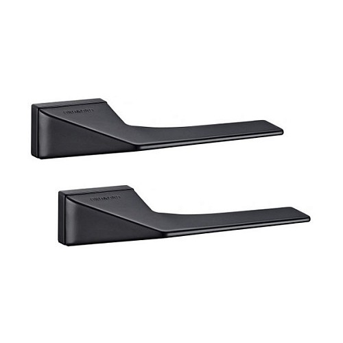 Ручки на розетте ORO/ORO Ace (24E-15E) Black черный матовый - Фото №1