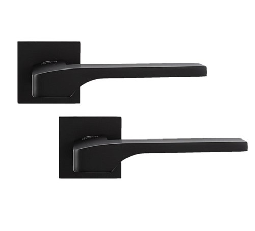 Ручки на розетте MVM Z-1807 (T20-E20) BLACK черный - Фото №1