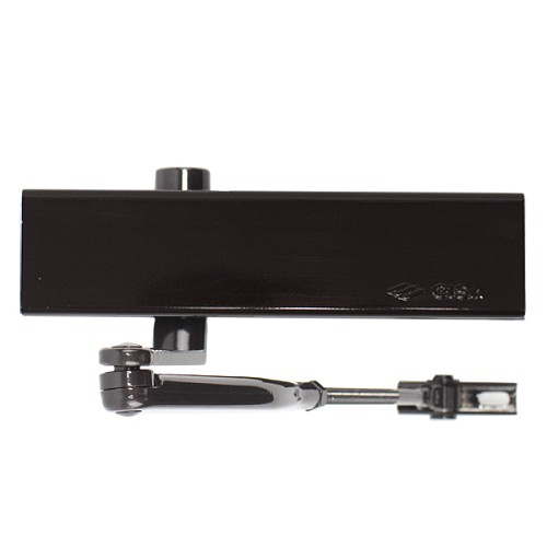 Доводчик CISA C1510.03.0.88 Professional Plus2 STD до 80 кг FIRE коричневый - Фото №2