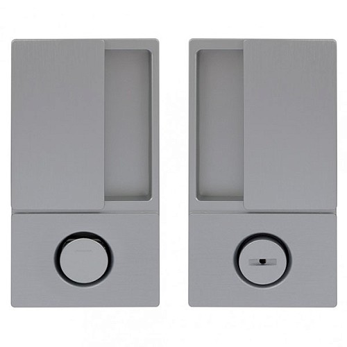 Ручки для розсувної системи AGB Wave WC B300020201 нікель матовий - Фото №1