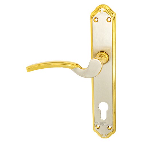 Ручки на планке Perge YALE 85 сатин/золото - Фото №3