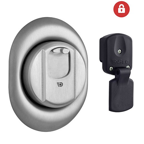 Протектор магнитный DISEC 4GN2MB 25 мм нержавеющая сталь матовая - Фото №9