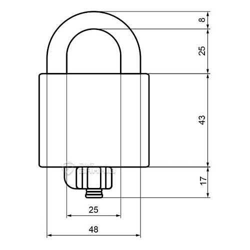 Замок навесной ABLOY PLM330 SENTRY (2 ключа) - Фото №5