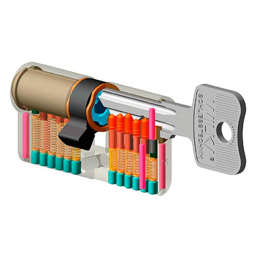 Цилиндр WILKA 1405 K423 80T (50*30T) никель - Фото №7