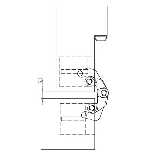 Петля ANSELMI AN 140 3D черный - Фото №3