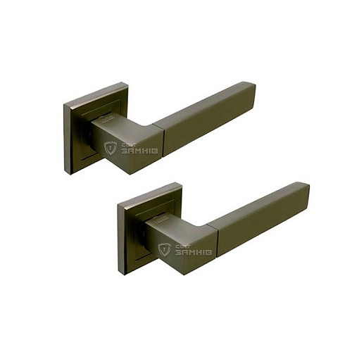 Ручки на розетте MVM/Linde A-2004 (T7-E8) MA матовый антрацит - Фото №1