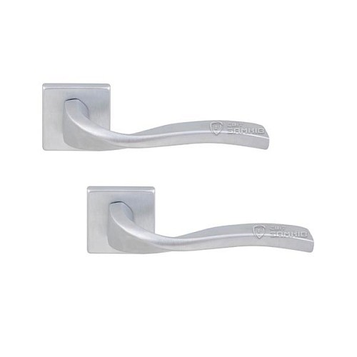 Ручки на розеті FIMET Vaiper 1401 (211B) F05 матовий хром - Фото №1