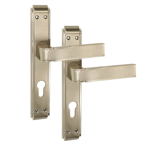 Ручки на планке OZCANLAR Alaska Yale 72 никель сатин - Фото №1