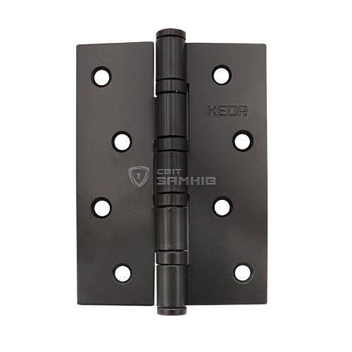 Петля KEDR 100*75 Black mat черный матовый - Фото №1