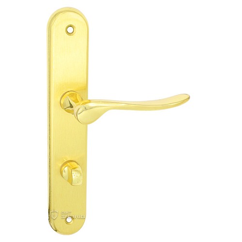 Ручки на планці Бішкоп Ложка 72 WC OLV золото - Фото №3