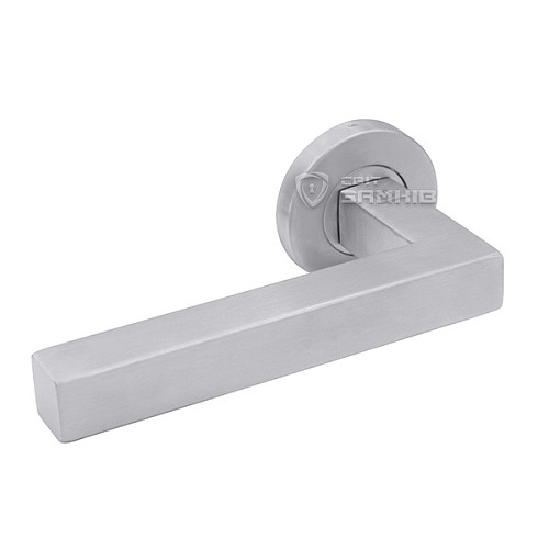 Ручки на розетте SHERLOCK SH 1033 нержавеющая сталь матовая - Фото №3