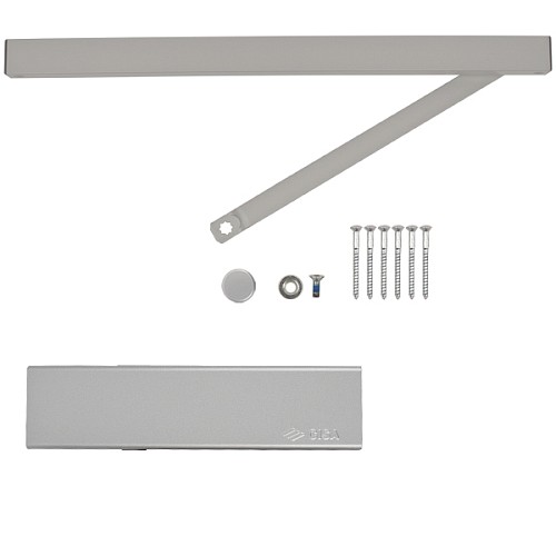 Доводчик CISA C2010.03.0.97 Professional Plus2 SLD до 60 кг FIRE серый - Фото №6